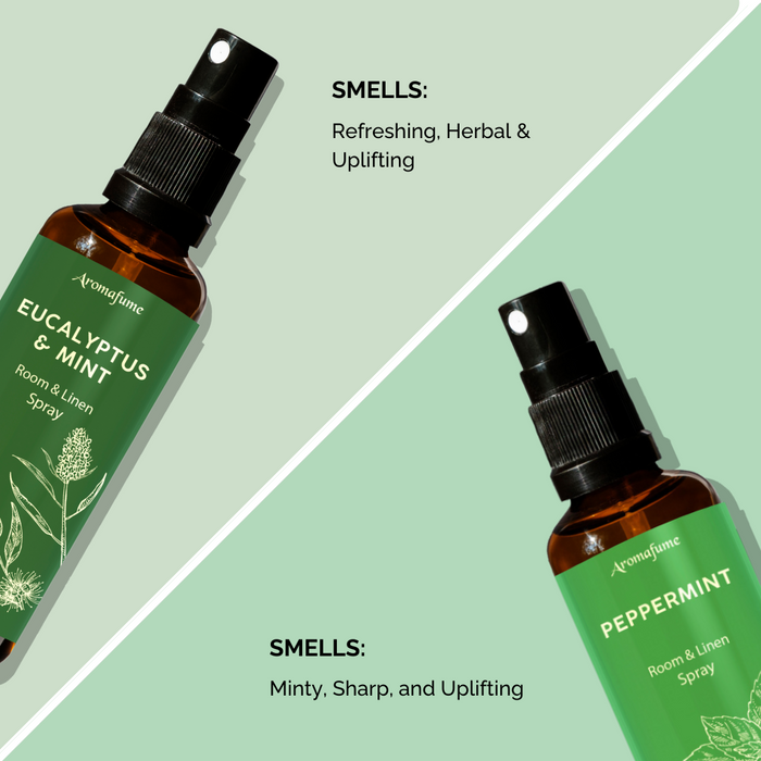 Peppermint + Eucalyptus & Mint Room & Linen Spray