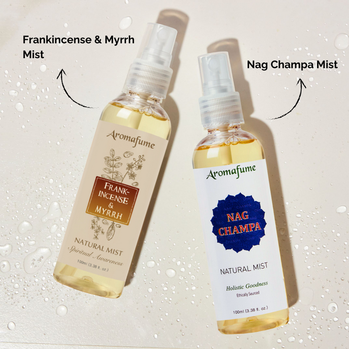 Frankincense & Myrrh Mist + Nag Champa Mist