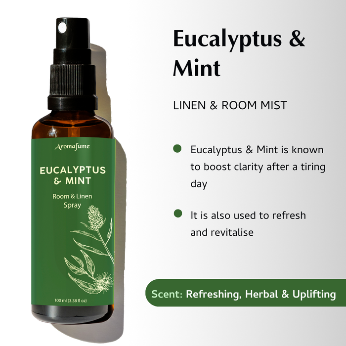 Eucalyptus & Mint + Lemongrass Linen Spray