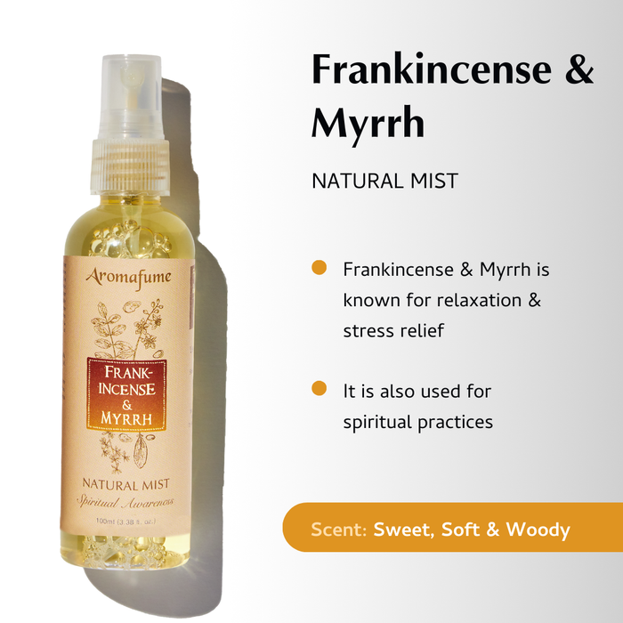 Frankincense & Myrrh Mist + Nag Champa Mist