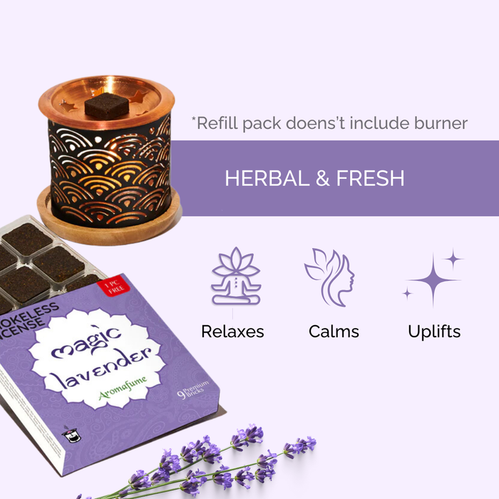 Magic Lavender Incense Bricks Refill Pack